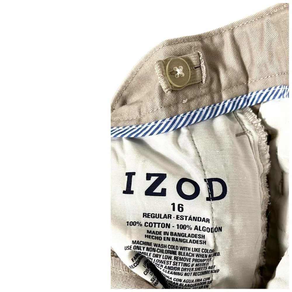Izod Khaki Pants Size 16 Regular